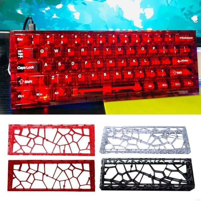BEYONDSKY Belüftetes Tastaturgehäuse für GH60 und GT60 in Pink - Bild 1