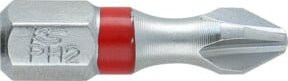 KS Tools TORSIONpower Kreuzschlitz-Bit PH2 mit 1/4 Zoll Antrieb und 6,3 mm Aufnahme, silberfarben - Bild 2