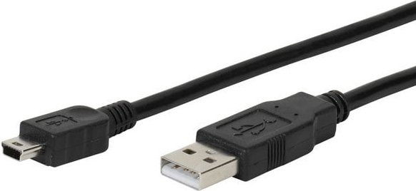 Vivanco USB 2.0 Verbindungskabel USB-A auf Micro-USB, Schwarz, Länge: 1,8 m - Bild 1