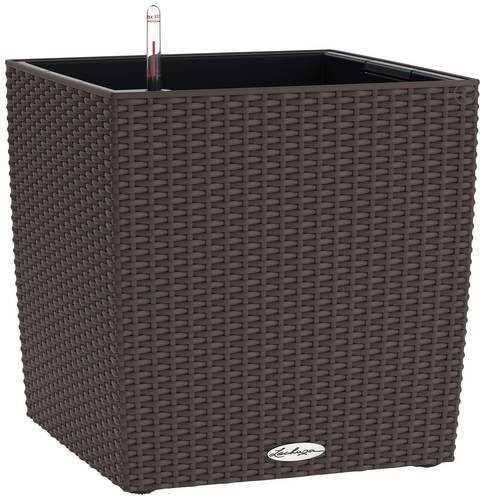 Lechuza Pflanzkübel Cube Cottage 40 in Mokka, B/T/H: 40 x 40 x 40 cm - Bild 1