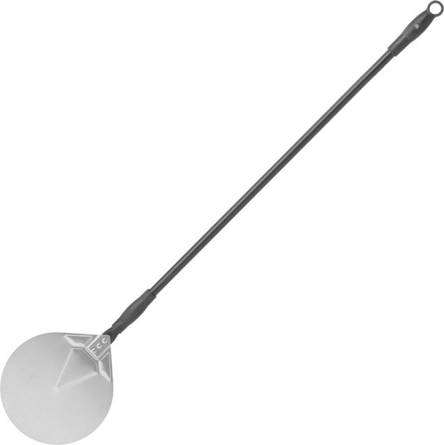 Hendi Pizzaschieber mit beweglichem Griff aus Edelstahl, rund, Silber, Durchmesser: 23 cm, Länge: 120 cm - Bild 1