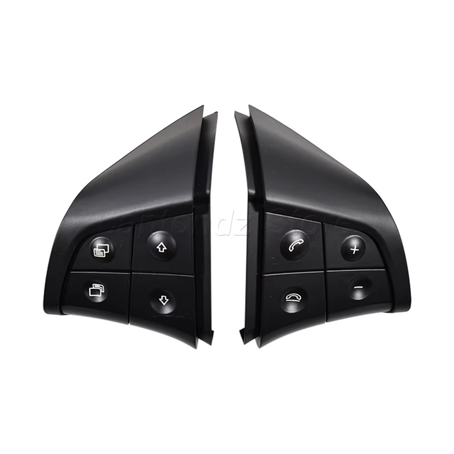 Multifunktions-Lenkrad-Bedienknopf-Set von SECPZ in Schwarz für Mercedes Benz W164 W245 W251 ML GL B R Klasse - Bild 3
