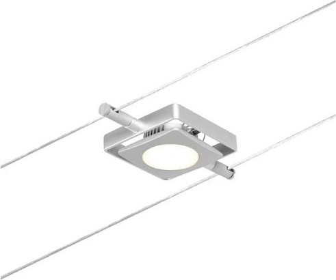 Paulmann Niedervolt-Seilsystem-Leuchte mit integriertem LED 4.5W in Chrom matt - Bild 1