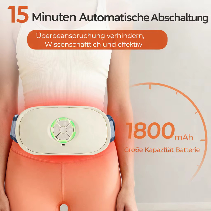 HIMOUTA Bauchmassagegerät mit Wärmefunktion, weiß - Bild 2