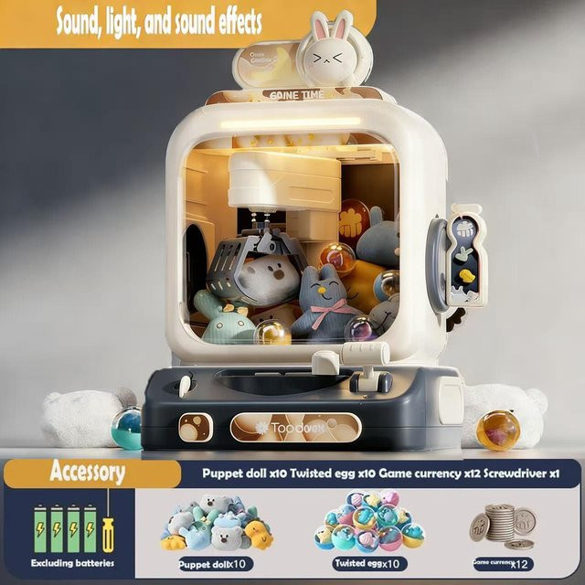 MARKET-3 DIY-Greifautomaten, Münzbetriebenes Spiel, Kran-Automaten, Musikpuppe - Bild 1