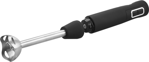 Emerio Stabmixer HB-111446 in Schwarz mit Edelstahlstab und gummiertem Griff, 250 Watt, 2 Geschwindigkeiten
