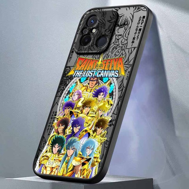 Saint Seiya Anime Handyhülle für Xiaomi Redmi Note 14 13 12S 12 11T 11S 10S 10 Pro Plus Max, mattierte transparente weiche Schutzhülle, mehrfarbig - Bild 1