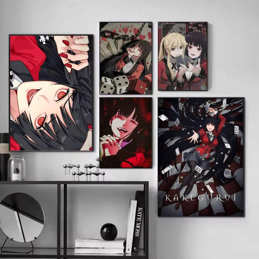 Selbstklebender Anime K-Kakegurui Manga-Poster aus Papier in Mehrfarbig - Bild 2