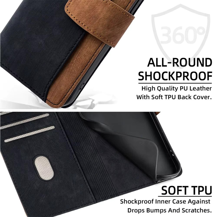 Business Lederhülle mit Vollschutz für OnePlus Modelle in Grau - Bild 4