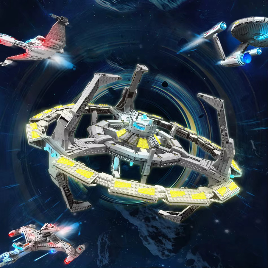 MOYU Deep Space Nine Raumschiff Bausteine Ziegel Spielzeug - Bild 3