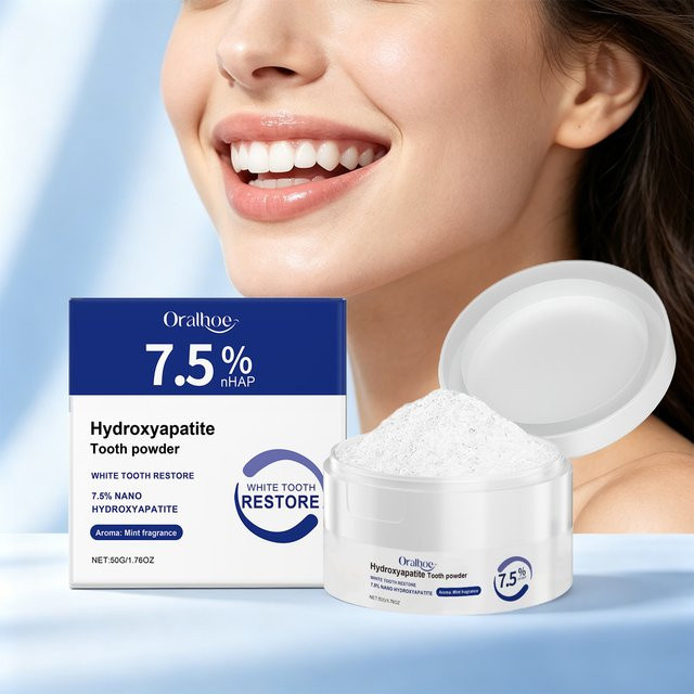 Oralhoe Zahnpulver mit 7,5% Nano-Hydroxyapatit - Bild 1