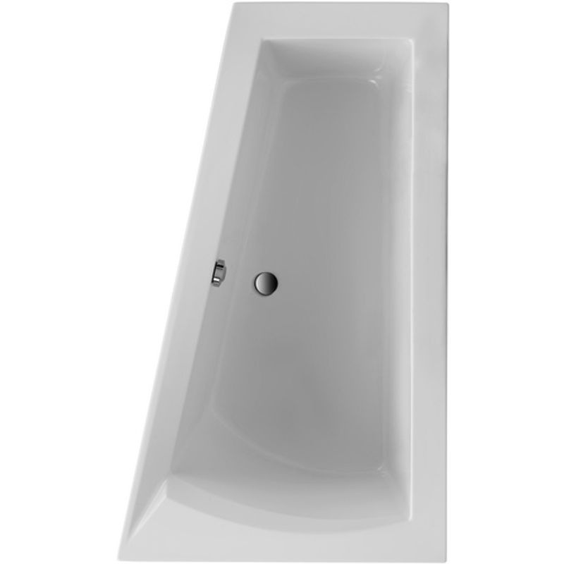 OTTOFOND Badewanne Galia I, asymmetrisch, rechts, weiss, B/H/L: 100 x 51 x 160 cm - Bild 2