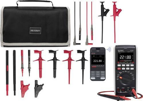 Voltcraft VC-891 Multimeter mit MLSet-100 Messleitungen und Tasche in Multicolour - Bild 1