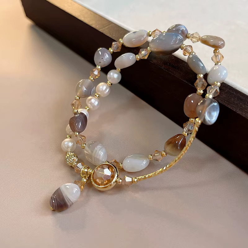 Taoya Armband, Natursteinperlen, Perlenmetall, Damen - Bild 3