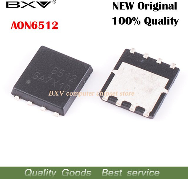 10 Stück AON6512 QFN Laptop Chips in Schwarz - Bild 1