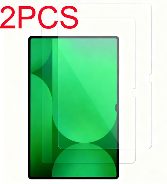 2er-Pack Displayschutzfolie aus gehärtetem Glas für Samsung Galaxy Tab S11 S10 Lite S9 S8 S7 Plus Ultra 11 und 12.4 Zoll, transparent - Bild 1