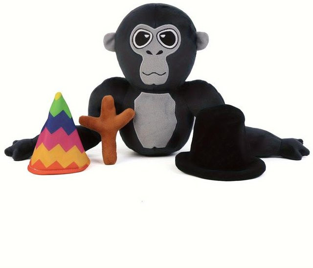 Hateemo Gorilla Tag Plüschtier, Schwarz, ab 3 Jahre - Bild 1