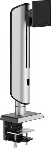 SpeaKa Professional Monitor-Tischhalterung SP-MM-1040 für 1 Display von 43,2 cm bis 124,5 cm, Schwarz/Silver, drehbar und neigbar - Bild 1