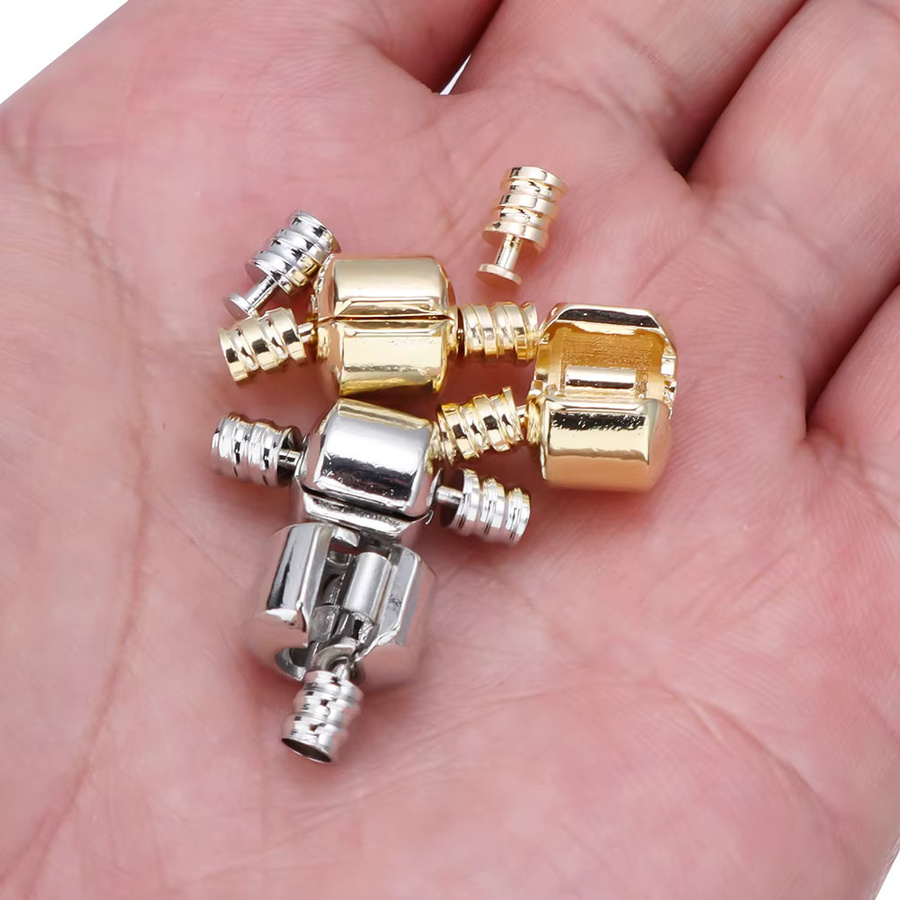 5 Sets Kupfer-Magnetverschlüsse, Lederband, Armbandverbinder, Endverschluss, Unisex - Bild 2