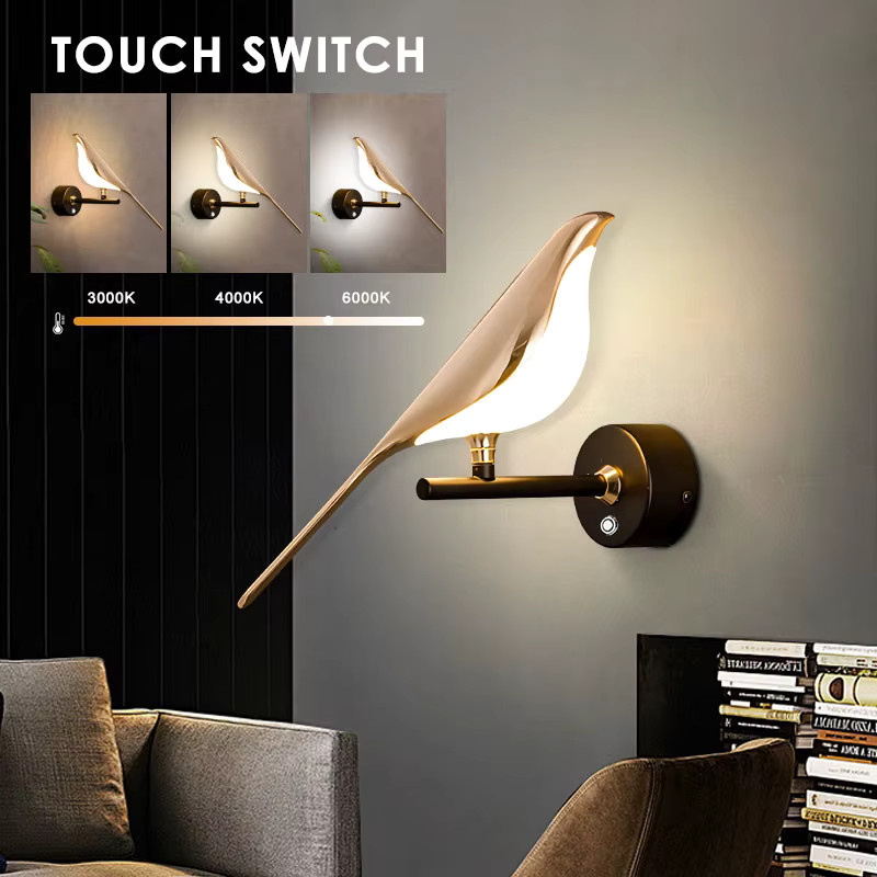 HAULVANG Moderne 360 Grad Drehbare LED-Wandleuchte mit integriertem LED für Badezimmer, Küche und Flur - Bild 2