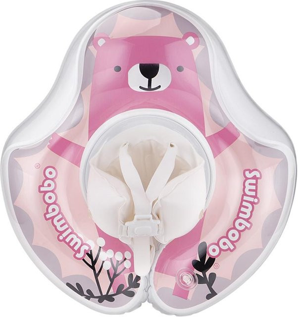Swimbobo Baby-Pool-Schwimmer aufblasbarer Baby-Schwimmring rosa - Bild 1