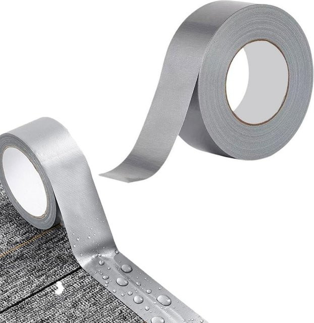 TFAAI Gaffa-Tape Silber Wasserdichtes Hochleistungs-Klebeband Handreißbar 10 m - Bild 1
