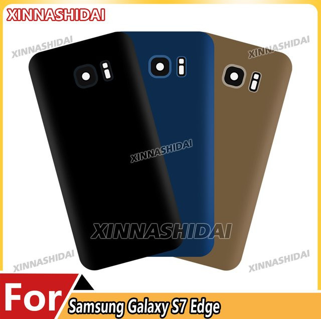 Samsung Galaxy S7 Ersatzgehäuse mit Batterieabdeckung und Kameraobjektiv in Schwarz oder Blau - Bild 1