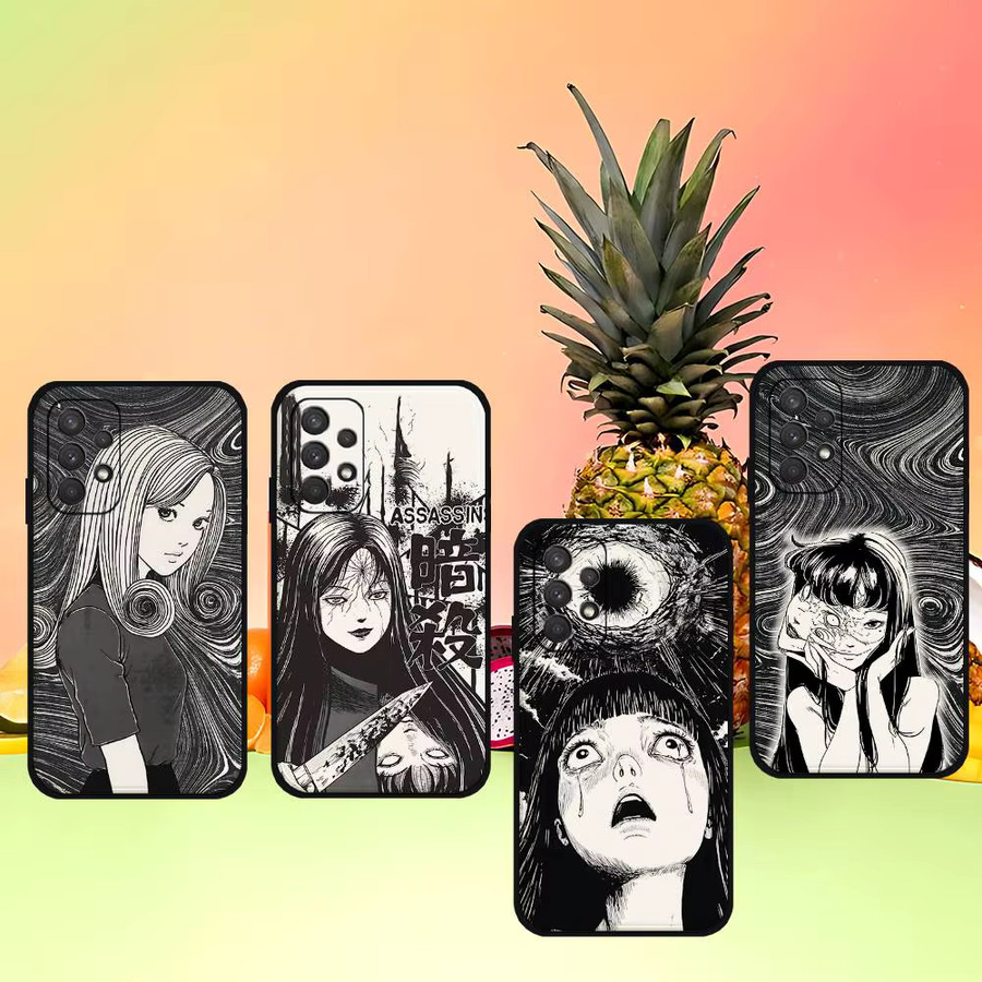Horror-Comic Tomie Junji Itou Handyhülle aus hartem Silikon für Apple iPhone 11 bis iPhone 17 Pro Max in Multicolour - Bild 2