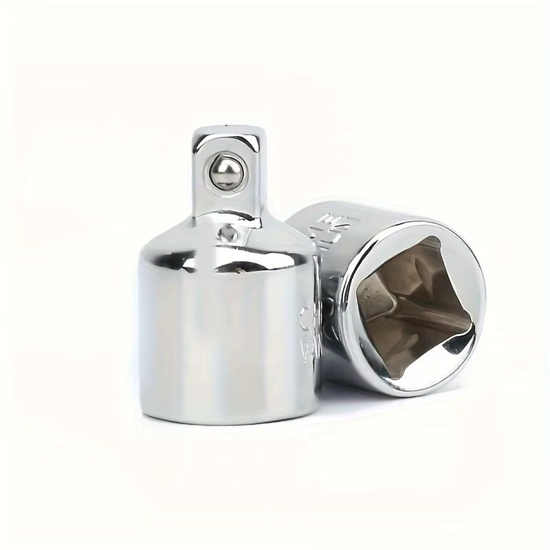 NIUXIANG Steckschlüssel-Adapter Set aus Edelstahl, 6 Stück, Farbe Silber, Konverter 1/2 Zoll auf 3/8 Zoll und 1/4 Zoll - Bild 4
