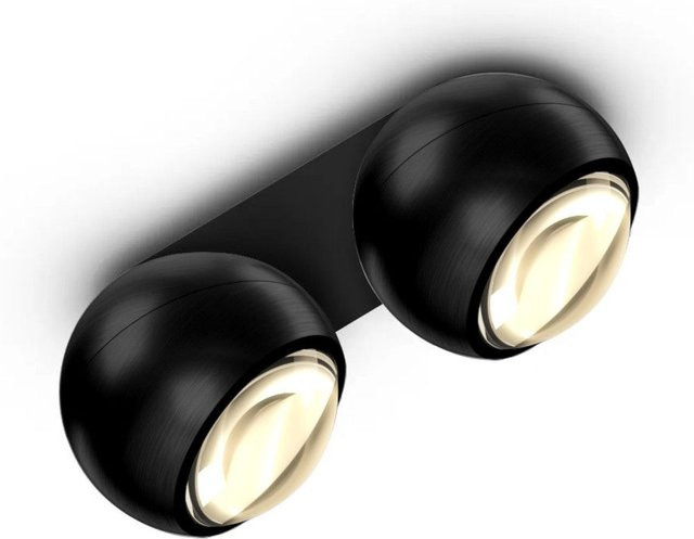 Occhio io giro doppio VOLT LED-Deckenstrahler in Black Phantom und Schwarz Matt mit dimmbarer warmweißer LED (2700K) - Bild 1