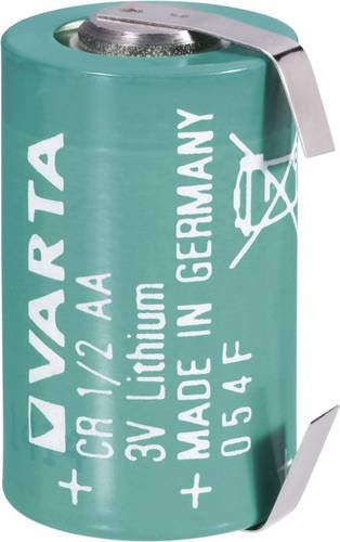 Varta CR1/2 AA LF Spezial-Lithium-Batterie mit U-Lötfahne, 3V, 970 mAh - Bild 1