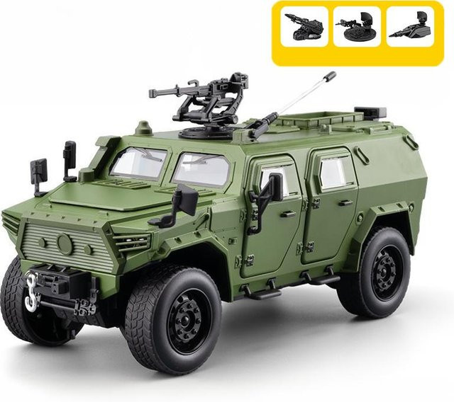Linyi toy car Mutige Krieger Gepanzertes Explosionsgeschütztes Fahrzeug, Modellauto, 1:20, mit Licht und Sound, ab 14 Jahren - Bild 1