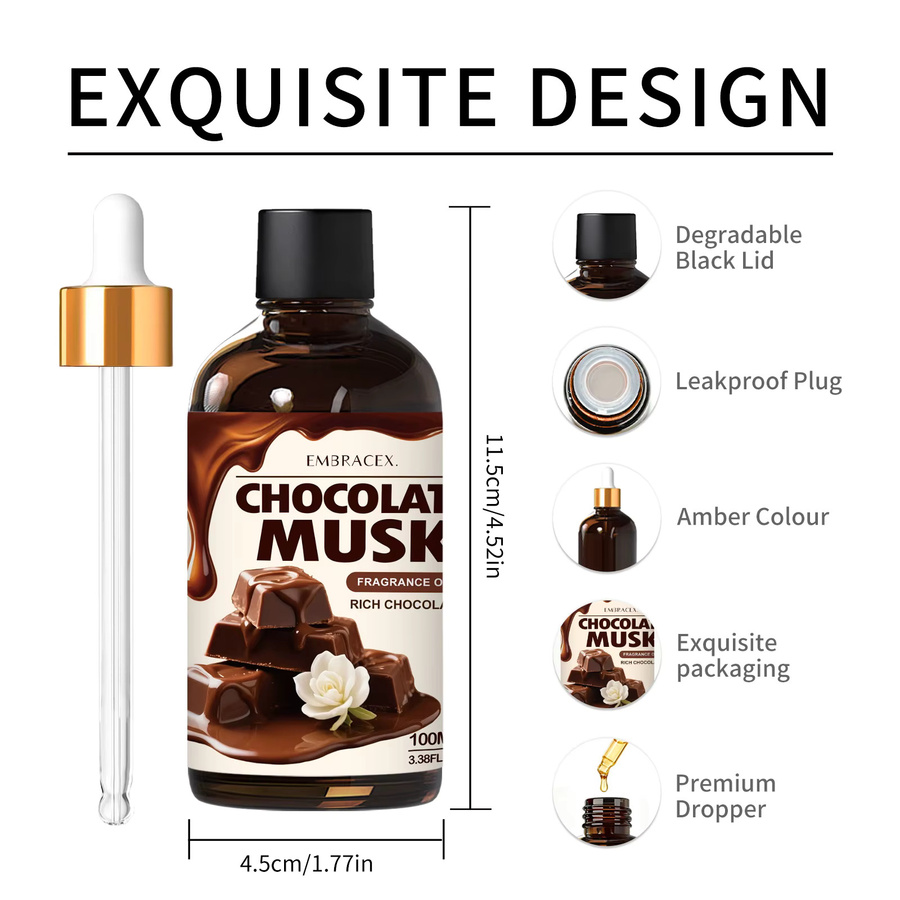 Embracex Schokoladen-Moschusöl, Unisex, 100 ml - Bild 2