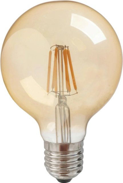 Mömax LED Deko-Leuchtmittel Vintage Filament E27 Warmweiß Transparent Grau mit max. 6 Watt - Bild 1