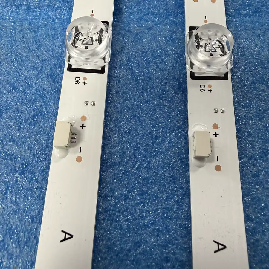 LED-Streifen Set für TCL Iffalcon 55U64 55S451 55S451G 55F35 55S41br 55V6B 55S11 LVU550NDAL PRO 55HR332M11N04 V3 mit 2x 11 LEDs in Weiß - Bild 2