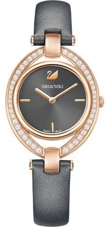 Swarovski Armbanduhr, Quarz, Lederarmband, Grau, Damen - Bild 1