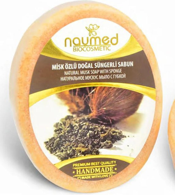 NAUMED Musk Duftseifenschwamm, 135g, Unisex - Bild 1