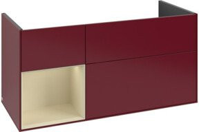 V&B Waschtischunterschrank Finion in Grau lackiert, Breite: 119,6 cm, Tiefe: 49,8 cm - Bild 1