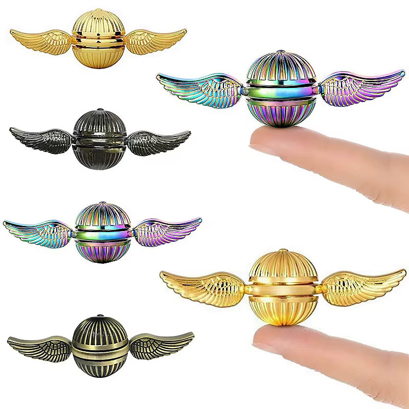 soulbao Metallflügel Fingerspitzen-Gyroskop Fidget Spinner, Anti-Druck-Fingerspitzen-Gyroskop - Bild 2