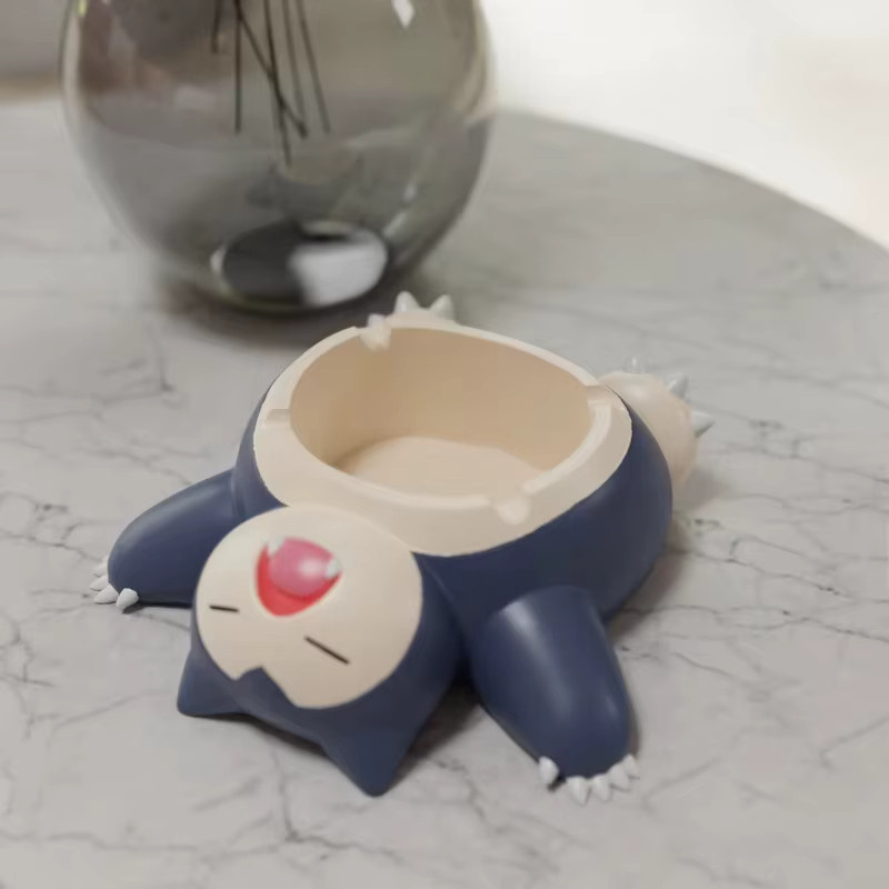 TAKARA TOMY Snorlax Aschenbecher Desktop-Ornament, Blue - Bild 3