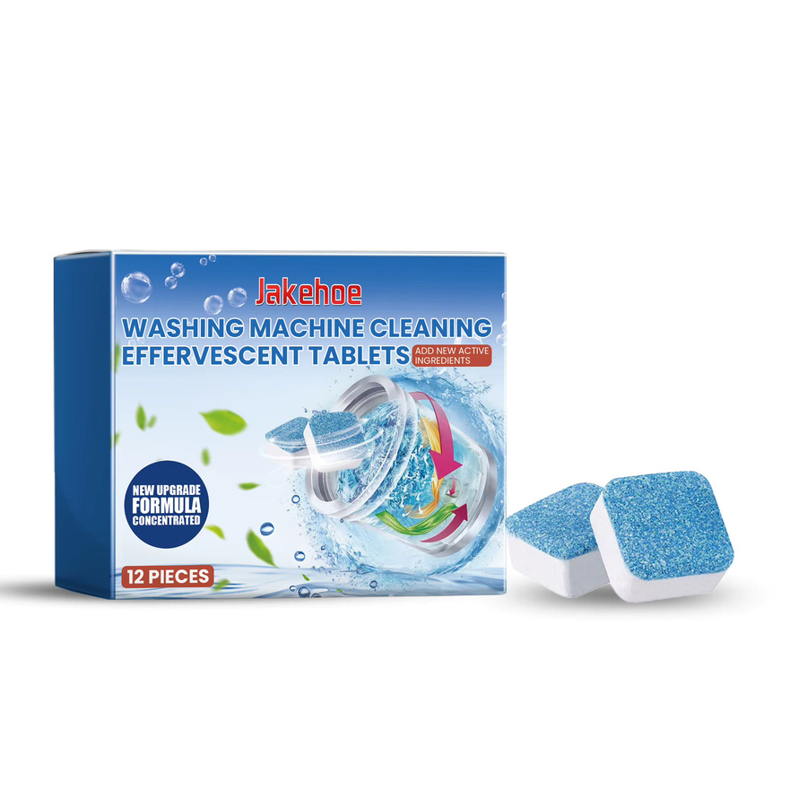 JAKEHOE Waschmaschinenreinigung Brausetabletten in Blau zur Entfernung von Flecken und Gerüchen - Bild 5