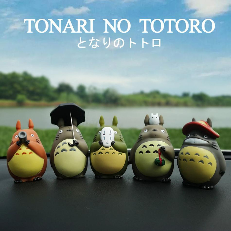 Anime Totoro Figur aus PVC in Multicolor als dekorative Mini Statue für Kinder und Sammler - Bild 2