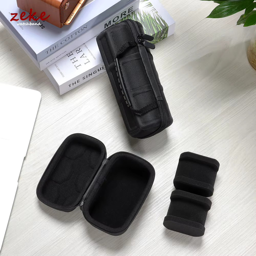 Uhrenbox-Organizer, Uhren-Reiseetui, Schwarz, Unisex - Bild 2