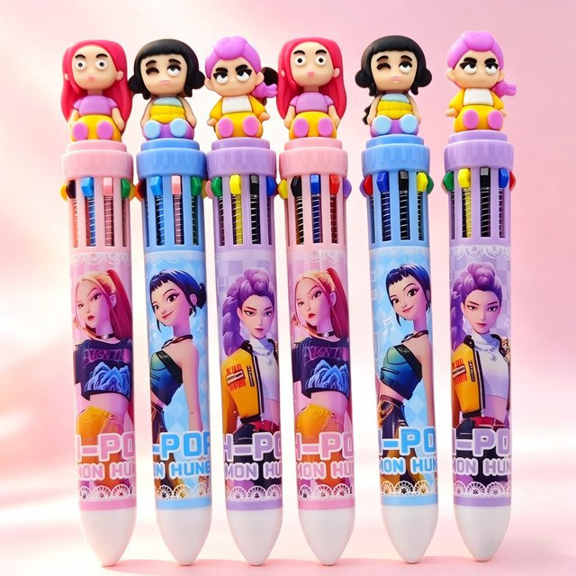 Hasbro 10-in-1 Kugelschreiber mit Cartoon-Figur in Mehrfarbig - Bild 1