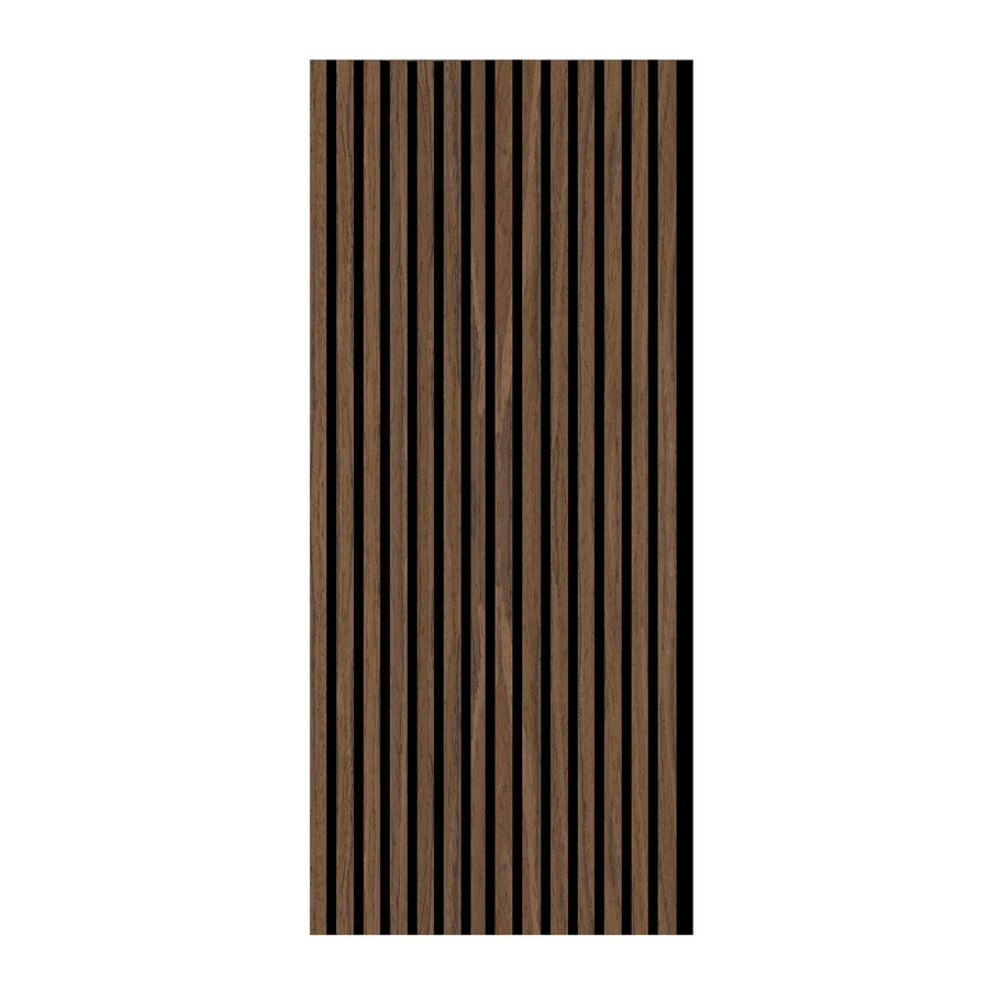 FN Acustico Akustikplatte aus PET und furniertem MDF in Walnuss, B: 57,25 cm, H: 119,5 cm, T: 1,9 cm - Bild 2
