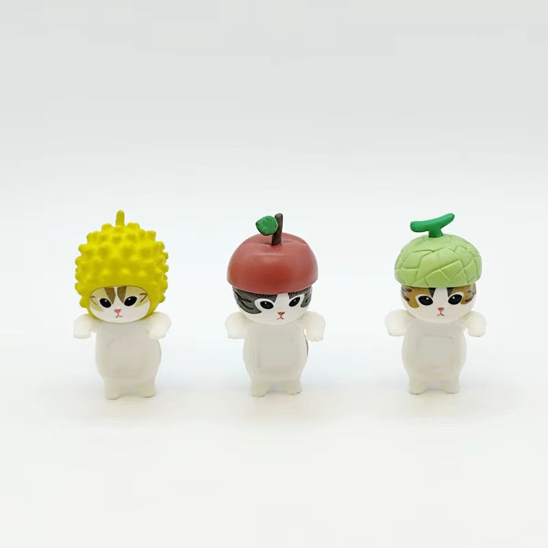 Mofusand Katze Obst Blind Box Puppe als Desktop Ornament in Multicolor - Bild 2