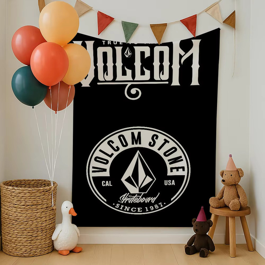 Volcom Banner Flagge Schwarz Textil B: 60,0 cm, H: 40,0 cm - Bild 6
