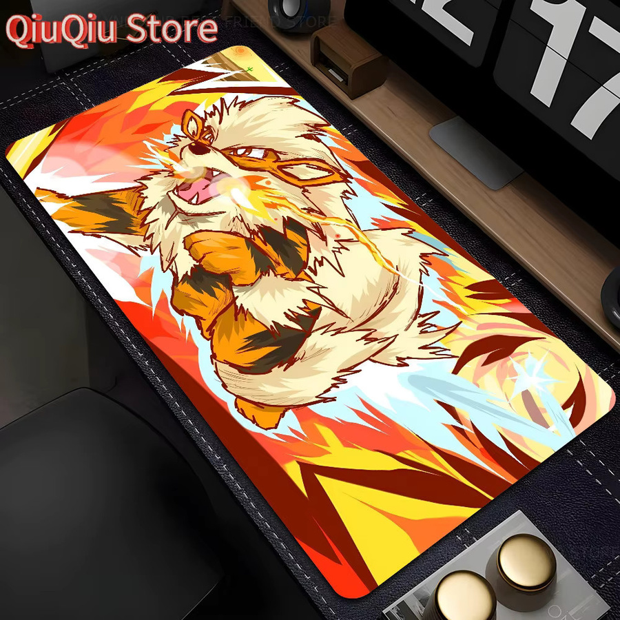 Potdemiel Anime P-Pokémon Gaming-Mauspad in Multicolour als große Schreibtischunterlage - Bild 2
