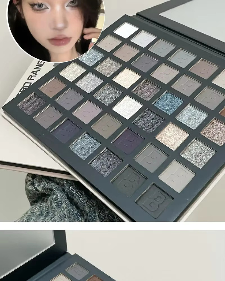 DIKALU Punk Smoky Lidschatten-Palette, 42 Farben, Matt, Unisex - Bild 2