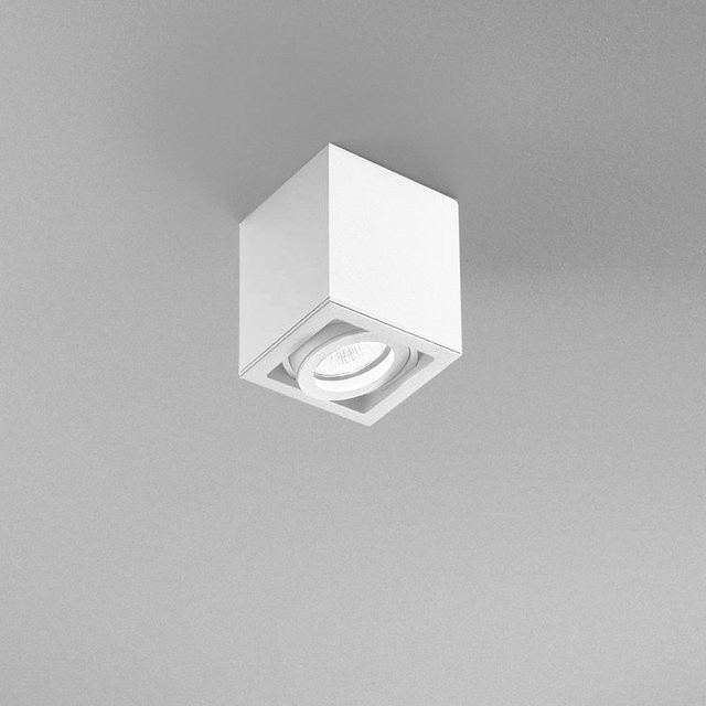 DLS Lighting Light Box 1 Deckenstrahler in Weiß aus Aluminium mit verstellbarem GU10 Leuchtmittel - Bild 1